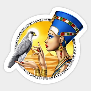 Egyptian Queen Nefertiti Sticker